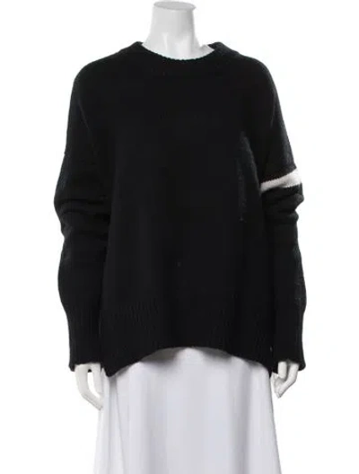 Pre-owned La Ligne Cashmere Crew Neck Sweater In Black