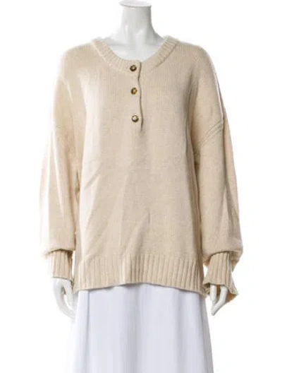 Pre-owned La Ligne Cashmere Crew Neck Sweater In Blue