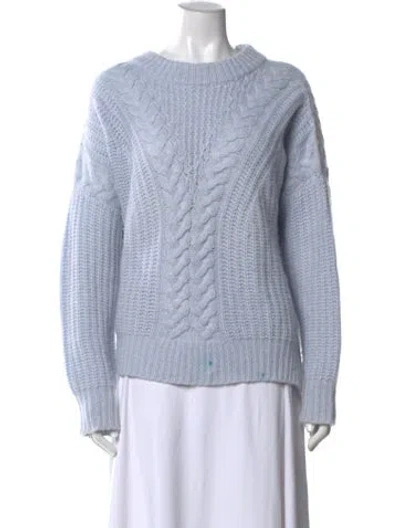 Pre-owned La Ligne Cashmere Crew Neck Sweater In Blue