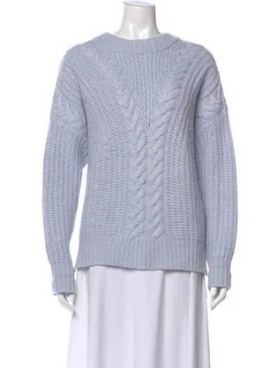 Pre-owned La Ligne Cashmere Crew Neck Sweater In Blue