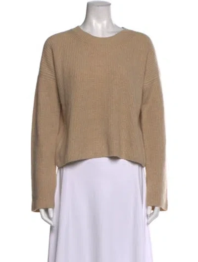 Pre-owned La Ligne Cashmere Crew Neck Sweater In Brown