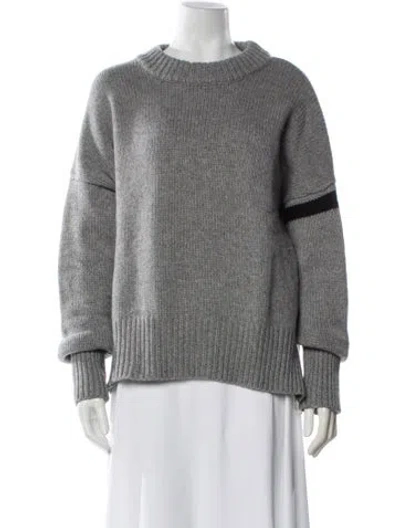 Pre-owned La Ligne Cashmere Crew Neck Sweater In Gray