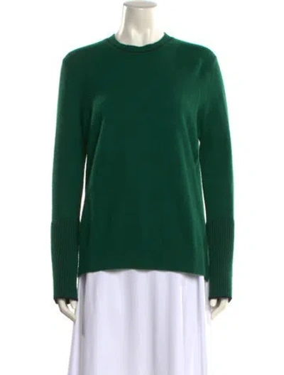 Pre-owned La Ligne Cashmere Crew Neck Sweater In Green