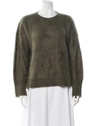 Pre-owned La Ligne Cashmere Crew Neck Sweater In Green