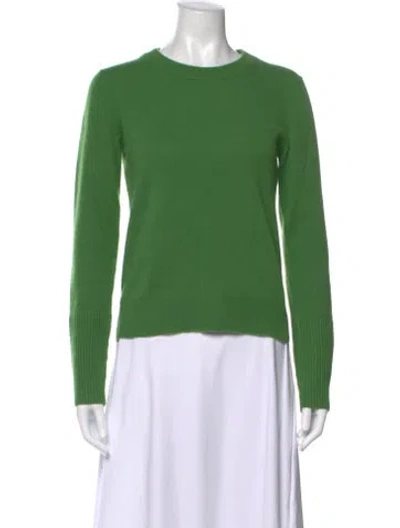 Pre-owned La Ligne Cashmere Crew Neck Sweater In Green