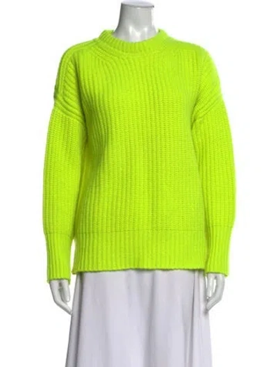 Pre-owned La Ligne Cashmere Crew Neck Sweater In Green