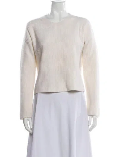 Pre-owned La Ligne Cashmere Crew Neck Sweater In Neutral