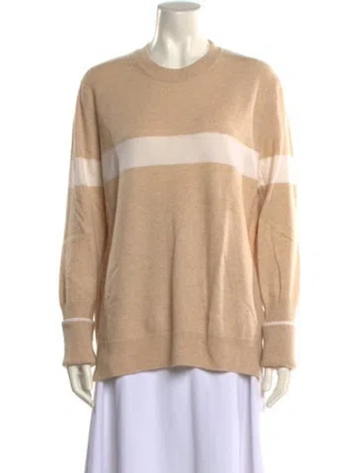 Pre-owned La Ligne Cashmere Crew Neck Sweater In Neutral