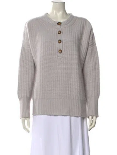 Pre-owned La Ligne Cashmere Crew Neck Sweater In Neutral