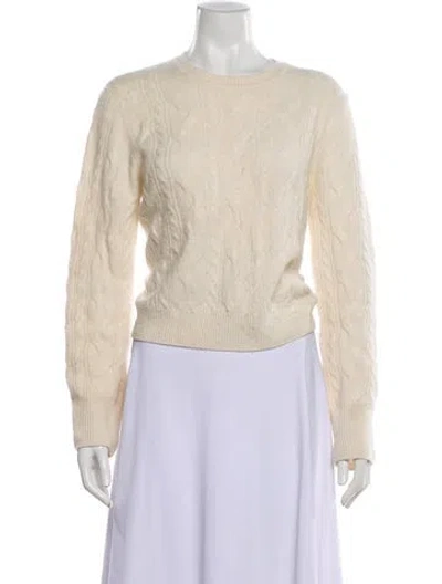 Pre-owned La Ligne Cashmere Crew Neck Sweater In Neutral