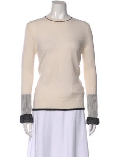 Pre-owned La Ligne Cashmere Crew Neck Sweater In Neutral