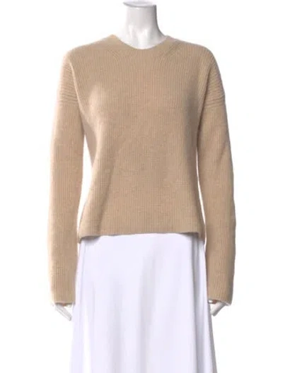 Pre-owned La Ligne Cashmere Crew Neck Sweater In Neutral