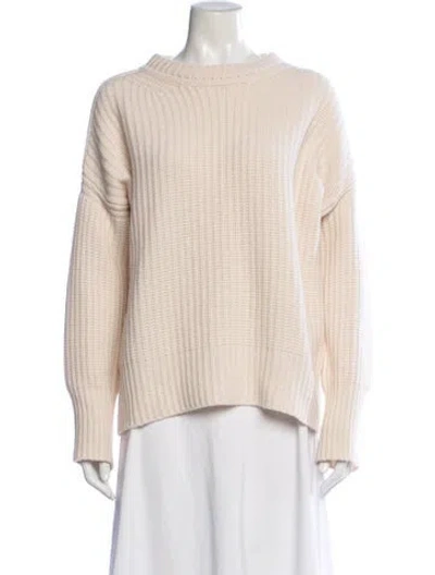 Pre-owned La Ligne Cashmere Crew Neck Sweater In Neutrals