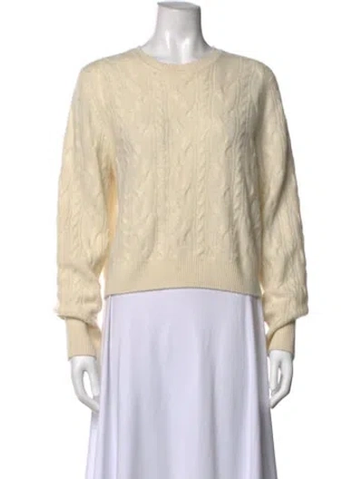 Pre-owned La Ligne Cashmere Crew Neck Sweater In Neutrals