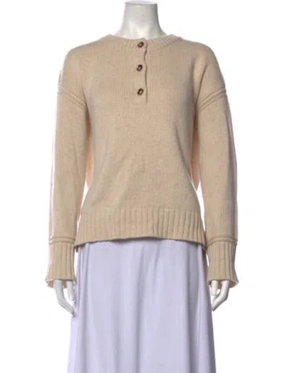 Pre-owned La Ligne Cashmere Crew Neck Sweater In Neutrals