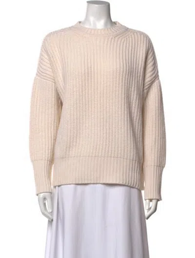 Pre-owned La Ligne Cashmere Crew Neck Sweater In Neutrals