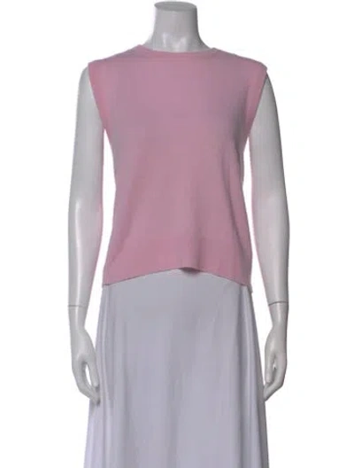 Pre-owned La Ligne Cashmere Crew Neck Sweater In Purple