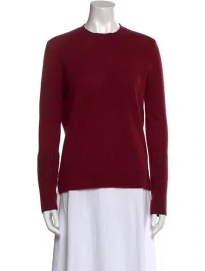 Pre-owned La Ligne Cashmere Crew Neck Sweater In Red