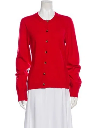 Pre-owned La Ligne Cashmere Crew Neck Sweater W/ Tags In Red