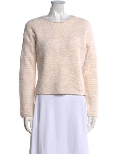 Pre-owned La Ligne Cashmere Patterned Sweater In Neutral