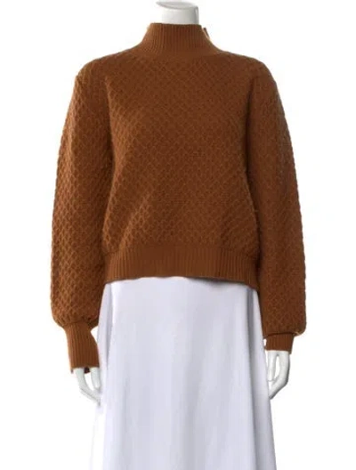 Pre-owned La Ligne Cashmere Patterned Sweater In Neutral