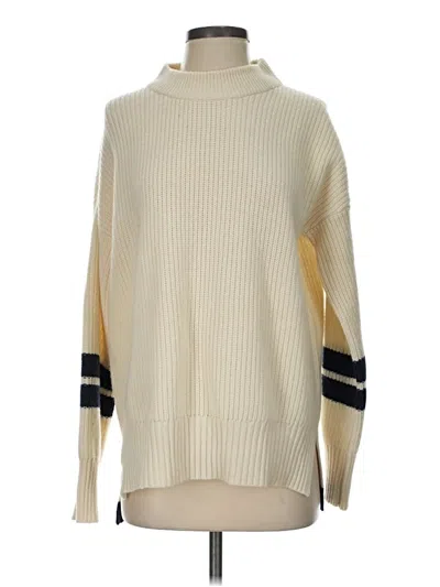 Pre-owned La Ligne Cashmere Pullover Sweater In Ivory