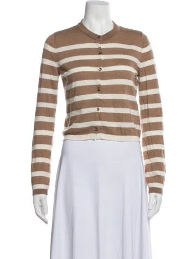 Pre-owned La Ligne Cashmere Striped Sweater In Blue
