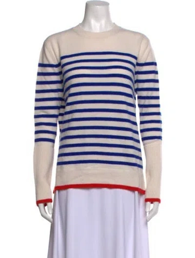 Pre-owned La Ligne Cashmere Striped Sweater In Blue/neutrals