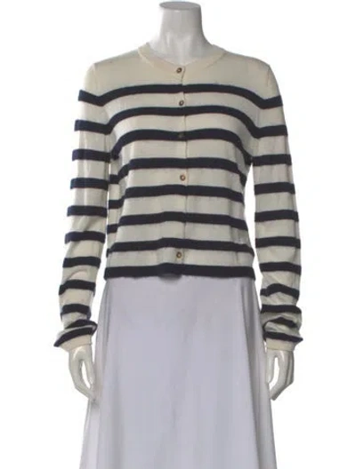 Pre-owned La Ligne Cashmere Striped Sweater In Neutral