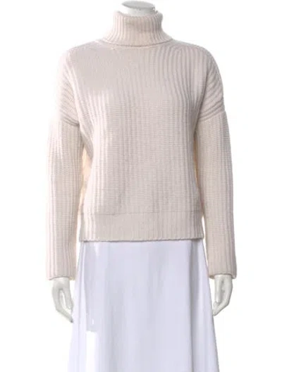 Pre-owned La Ligne Cashmere Turtleneck Sweater In Neutral