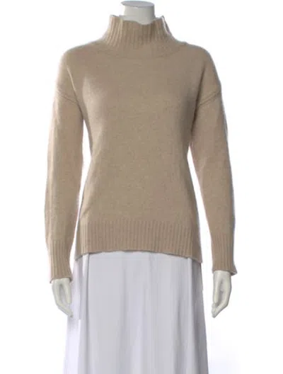 Pre-owned La Ligne Cashmere Turtleneck Sweater In Neutrals