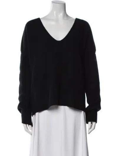 Pre-owned La Ligne Cashmere V-neck Sweater In Multi