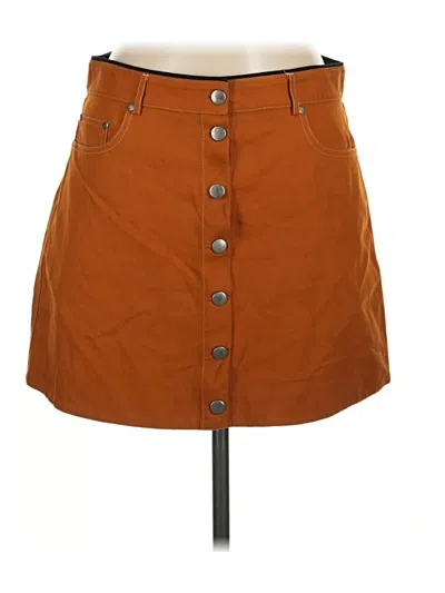 Pre-owned La Ligne Casual Skirt In Brown