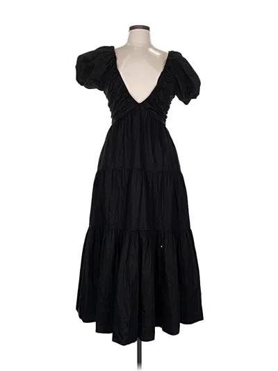 Pre-owned La Ligne Cocktail Dress In Black