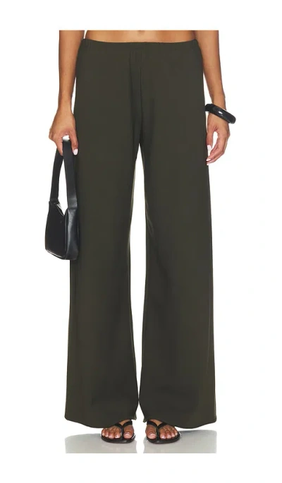 La Ligne Colby Wide Leg Pant In Black