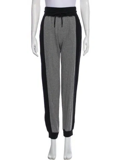 Pre-owned La Ligne Colorblock Pattern Sweatpants In Gray
