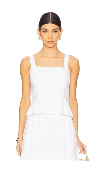 La Ligne Corset Top In Ivory