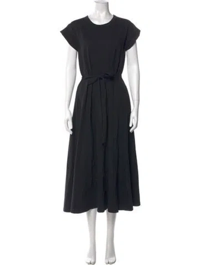 Pre-owned La Ligne Crew Neck Long Dress In Blue