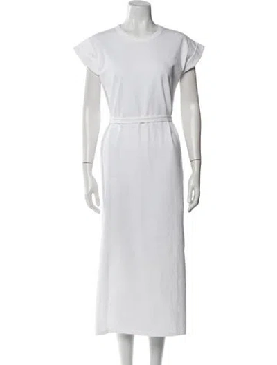 Pre-owned La Ligne Crew Neck Long Dress In Multi