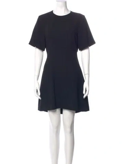 Pre-owned La Ligne Crew Neck Mini Dress In Blue