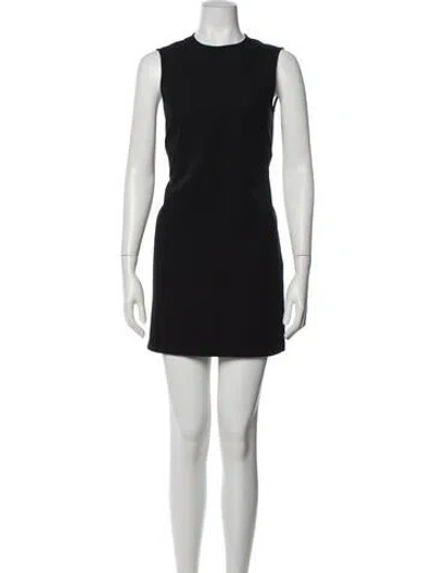 Pre-owned La Ligne Crew Neck Mini Dress W/ Tags In Black