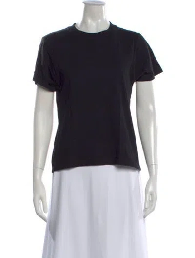 Pre-owned La Ligne Crew Neck Short Sleeve T-shirt In Black