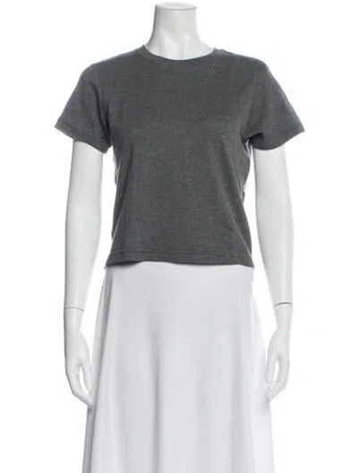 Pre-owned La Ligne Crew Neck Short Sleeve T-shirt W/ Tags In White