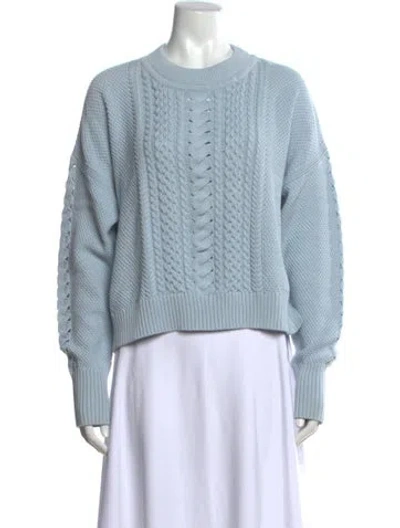 Pre-owned La Ligne Crew Neck Sweater In Blue