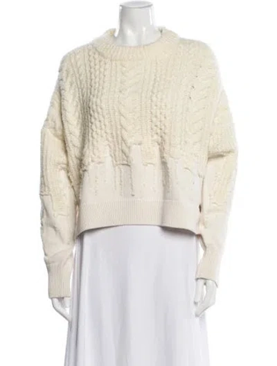 Pre-owned La Ligne Crew Neck Sweater In Neutral