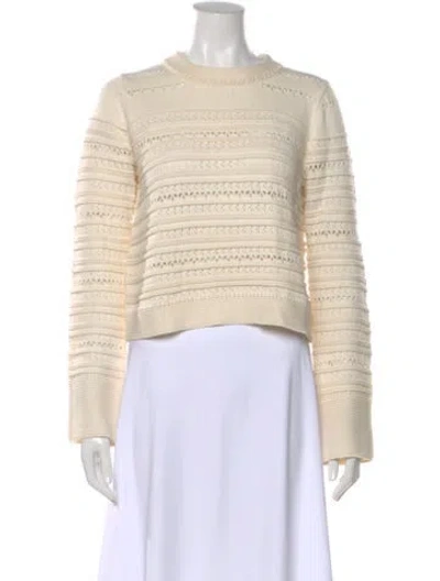 Pre-owned La Ligne Crew Neck Sweater In Neutral