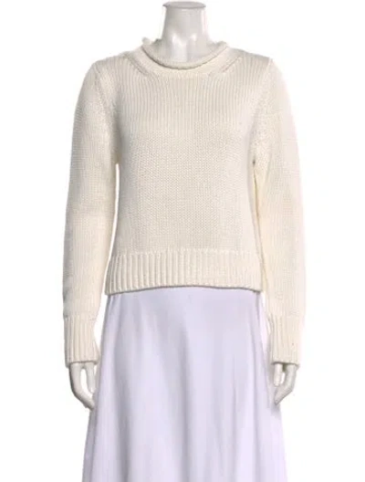 Pre-owned La Ligne Crew Neck Sweater In Neutral