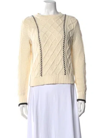 Pre-owned La Ligne Crew Neck Sweater In Neutral