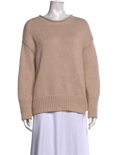 Pre-owned La Ligne Crew Neck Sweater In Neutral