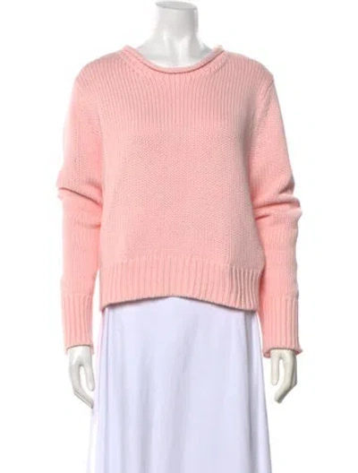 Pre-owned La Ligne Crew Neck Sweater In Pink